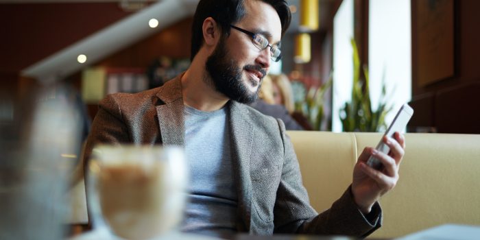Man with cellphone